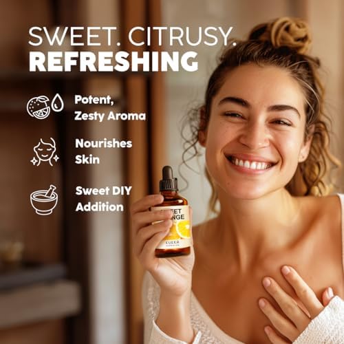 KUKKA Orange Essential Oil 4 Fl Oz Aromatherapy