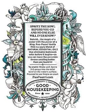 Poo-Pourri Vanilla Mint Toilet Spray 2 oz 2 Pack