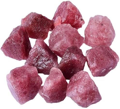 Natural Strawberry Quartz Rough Stones 1 Pound 3-5cm