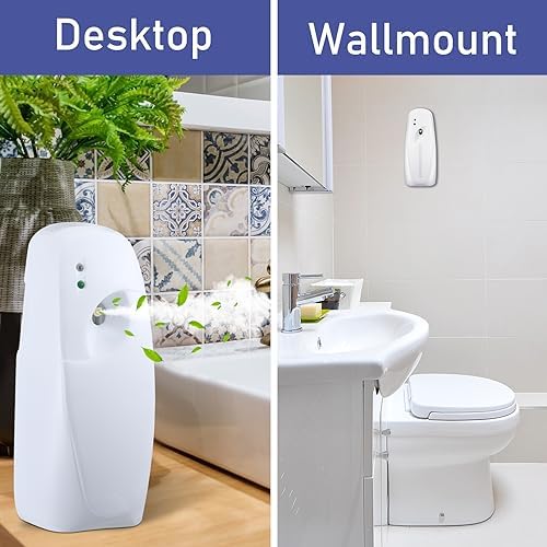 Uiifan 8 Pcs Wall Mounted Automatic Air Freshener Dispenser