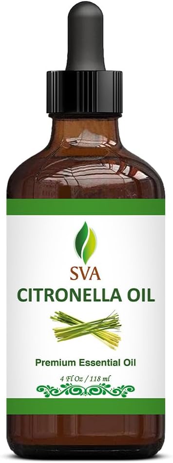 SVA Citronella Essential Oil 4 Fl Oz Natural