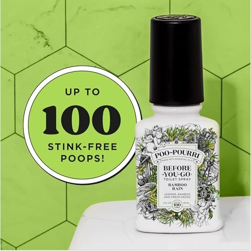 Poo-Pourri Bamboo Rain Toilet Spray 2oz