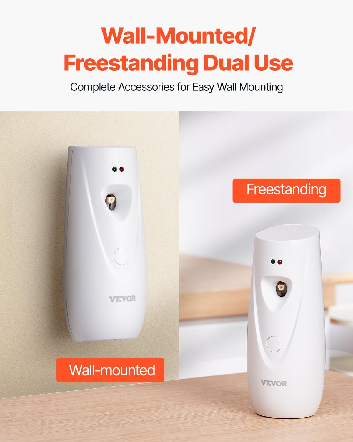 VEVOR Automatic Air Freshener Spray Dispenser 2 Pack