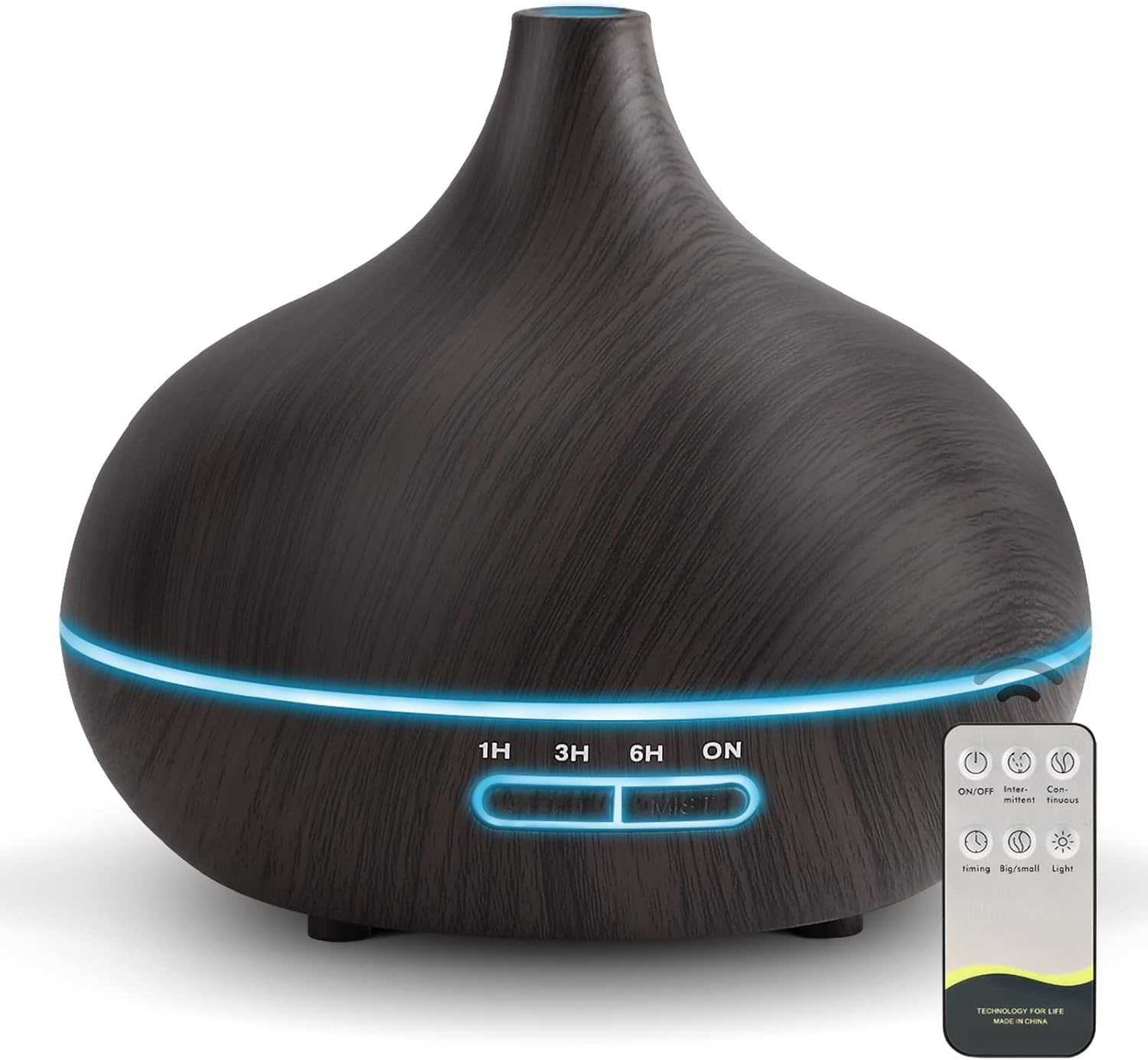 550ml Aromatherapy Diffuser with Remote Control and 7 LED Lights