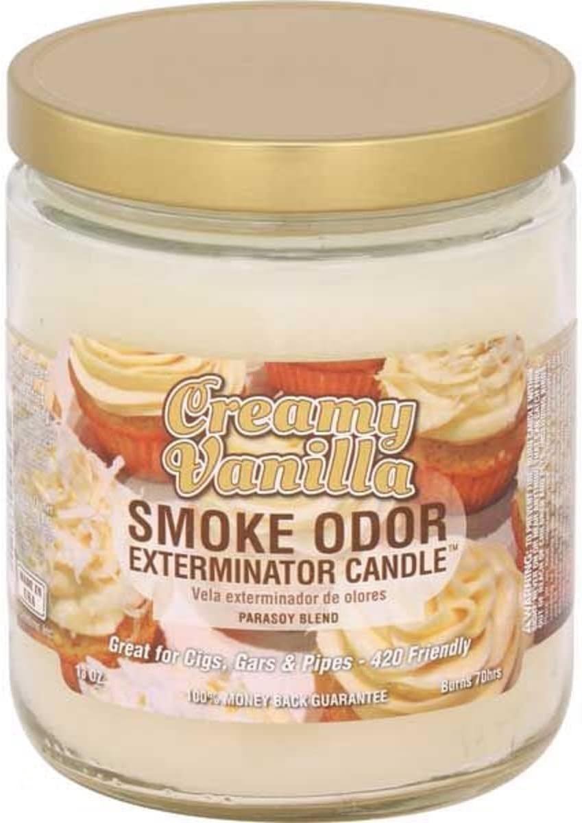 Odor Exterminator Candle Creamy Vanilla 13oz