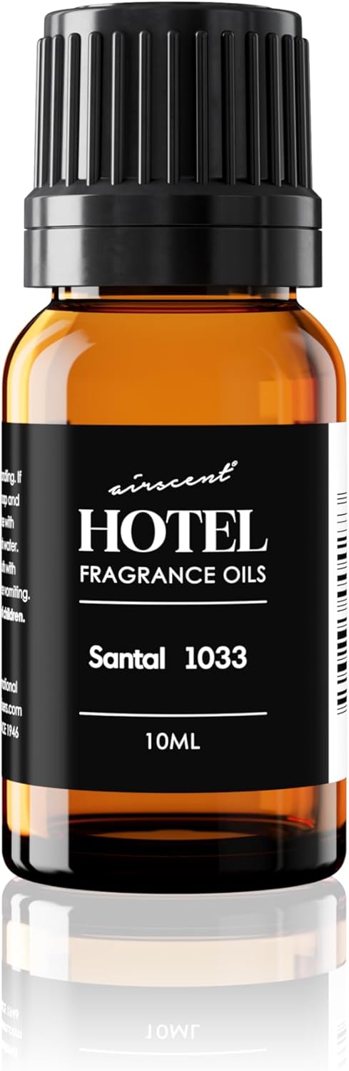 AirScent Santal Diffuser Oil No 1033 - 10 mL Glass Bottle with Dropper