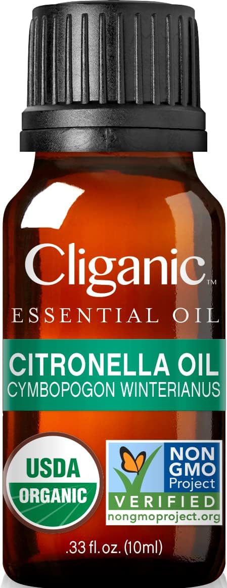 Cliganic Organic Citronella Essential Oil 100 Pure Natural