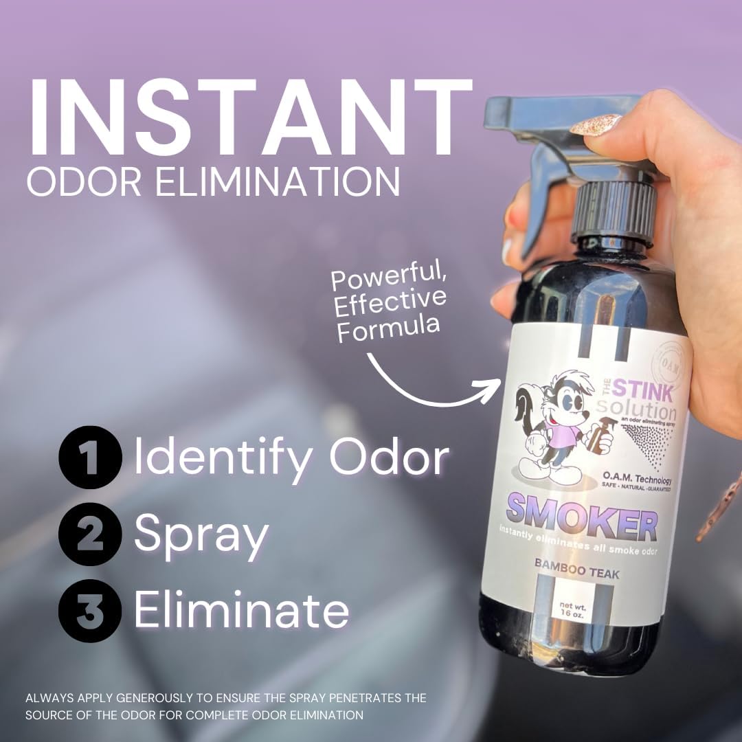 The Stink Solution Smoke Odor Eliminator Spray 2 Bottles