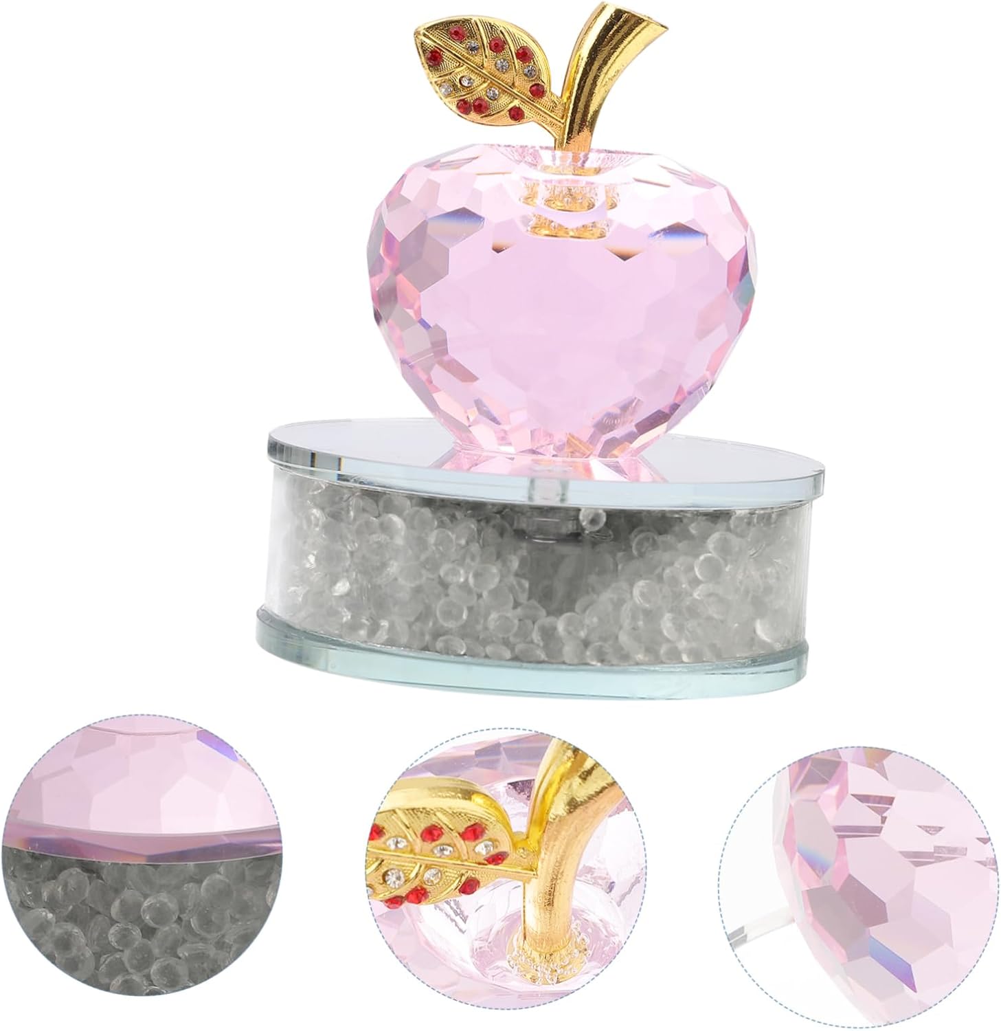 LIFKOME Crystal Ornament for Home and Car Decor