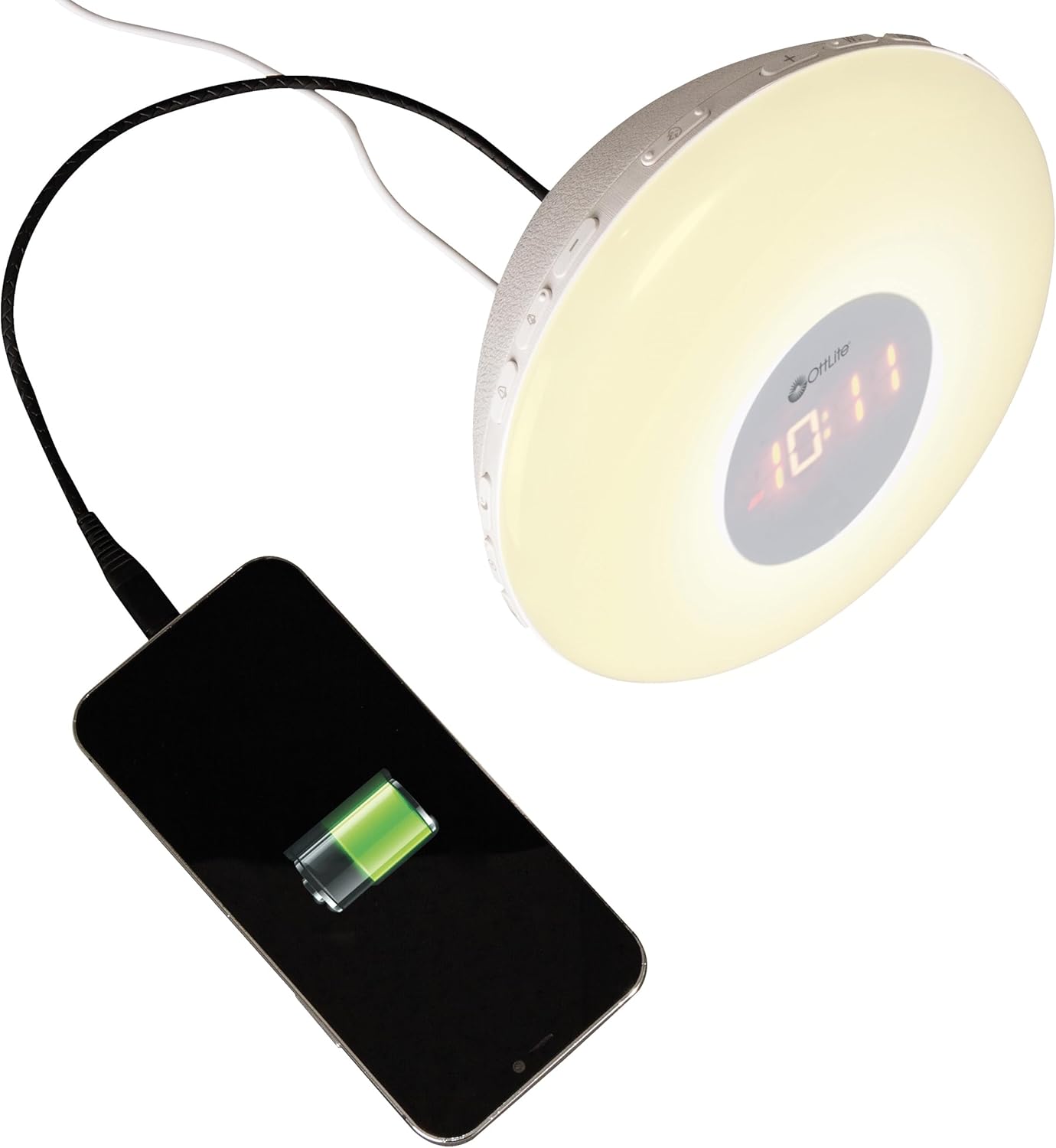 OttLite Wake Up Light with White Noise and Sunrise Simulation