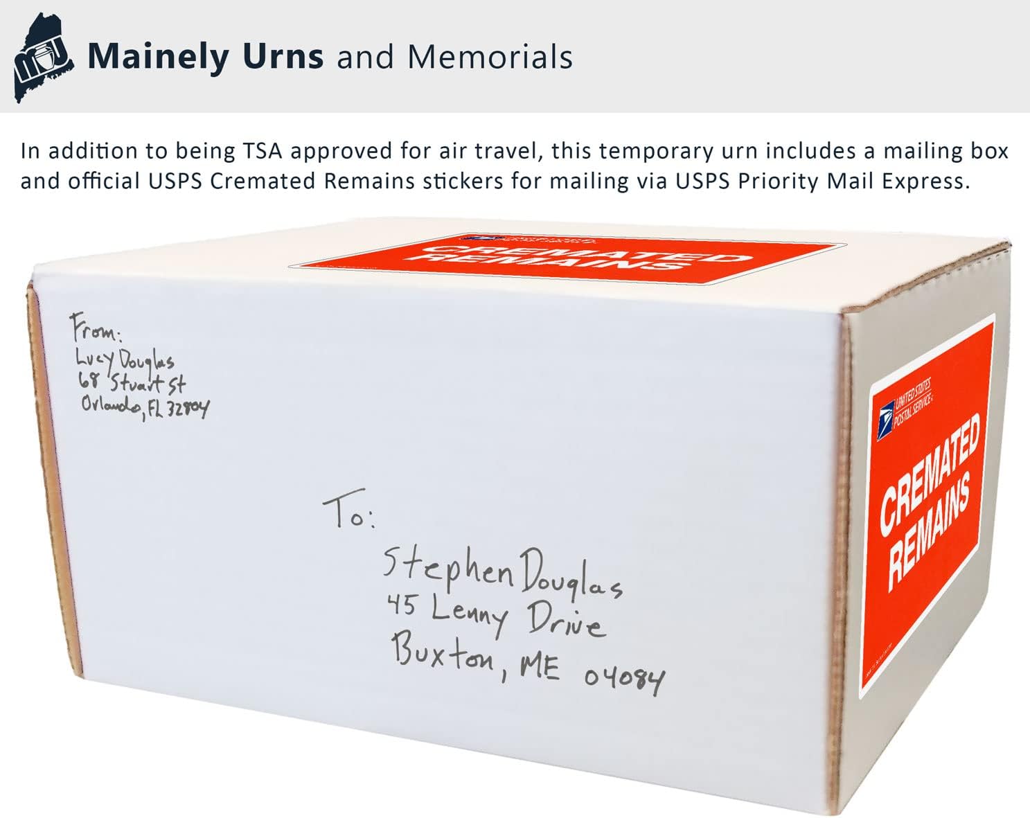 CarrySafe Urn - TSA Approved Travel Cremation Kit