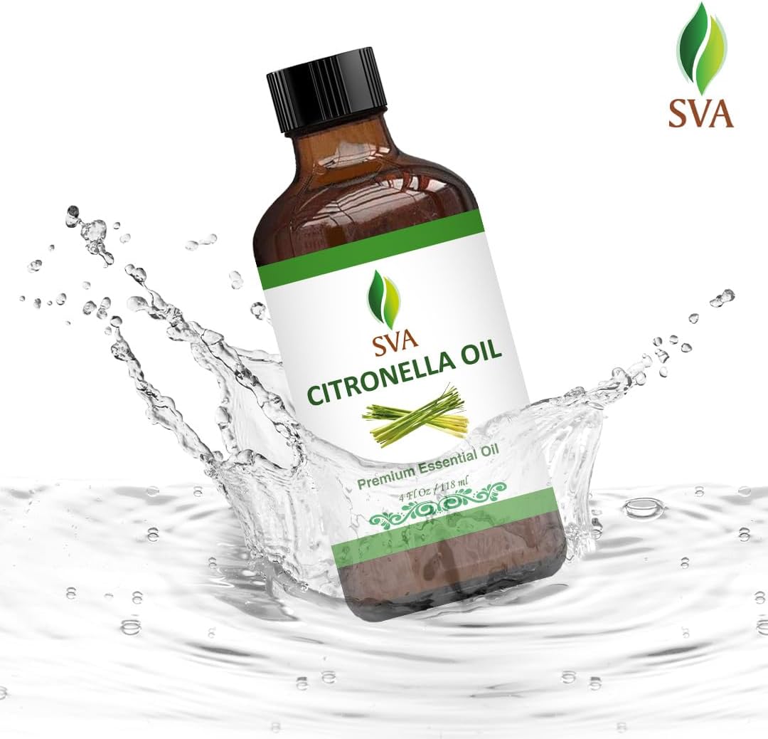 SVA Citronella Essential Oil 4 Fl Oz Natural