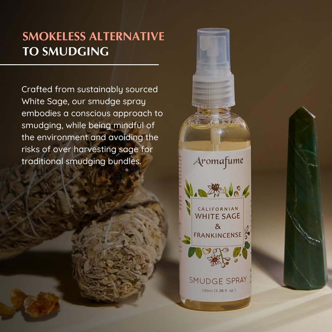 Aromafume White Sage Frankincense Smudge Spray 100ml