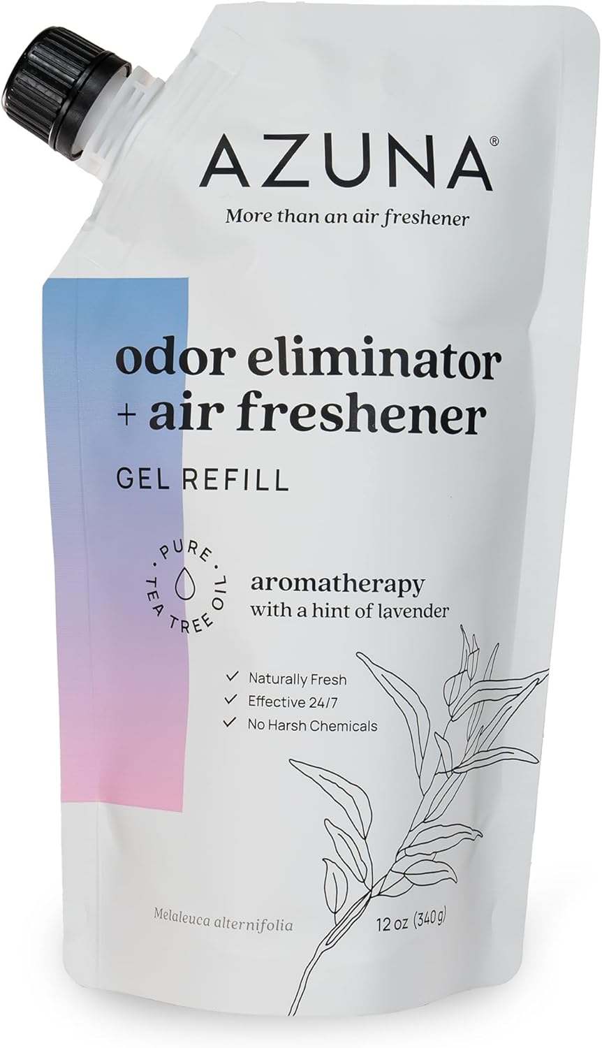 Azuna Air Freshener Gel Refill Pouch - 12 oz Aromatherapy