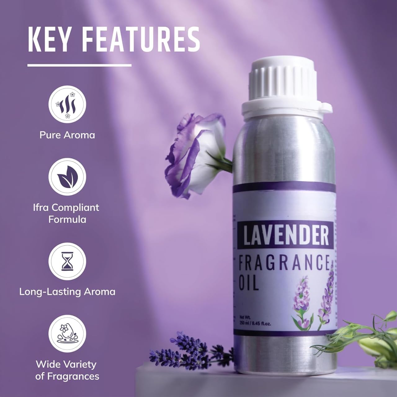Lavender Aroma Oil 250ml for Aromatherapy and Diffusers