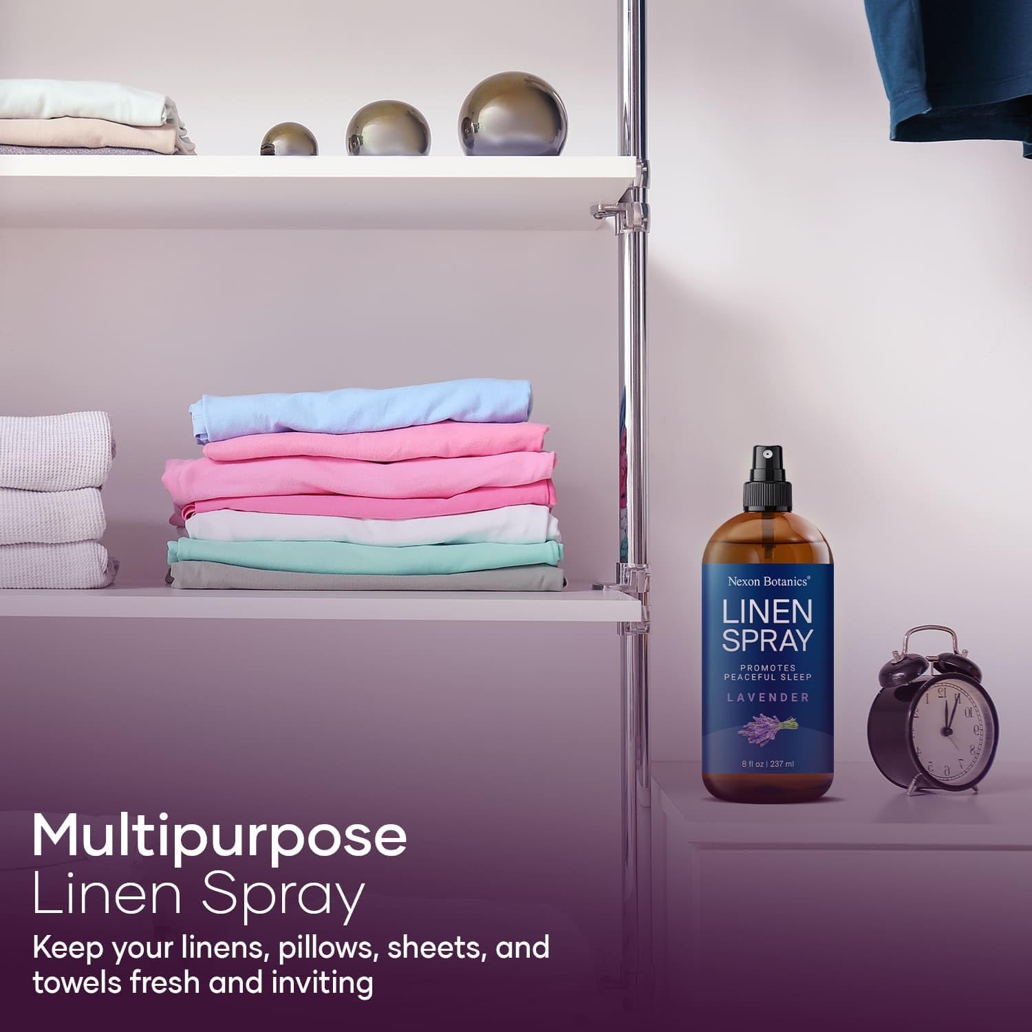 Lavender Linen Spray 8 fl oz - Aromatherapy Fabric Refresh