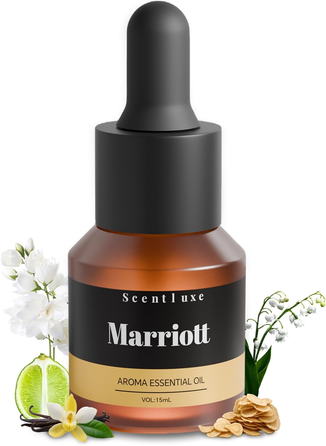 Luxury Hotel-Inspired Essential Oil Blend - Bitter Orange Jasmine Lily of the Valley