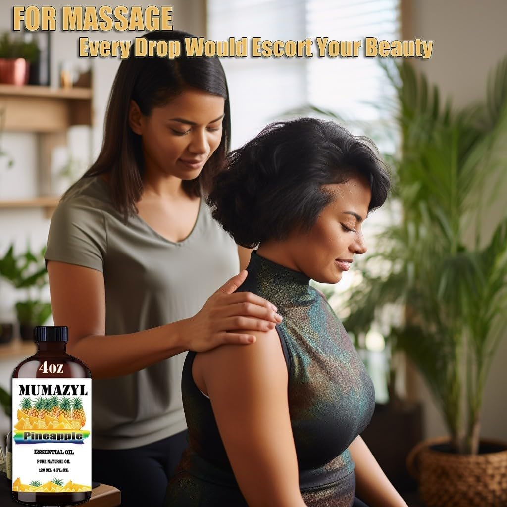 MUMAZYL Pineapple Essential Oil 4 Fl Oz 120ML