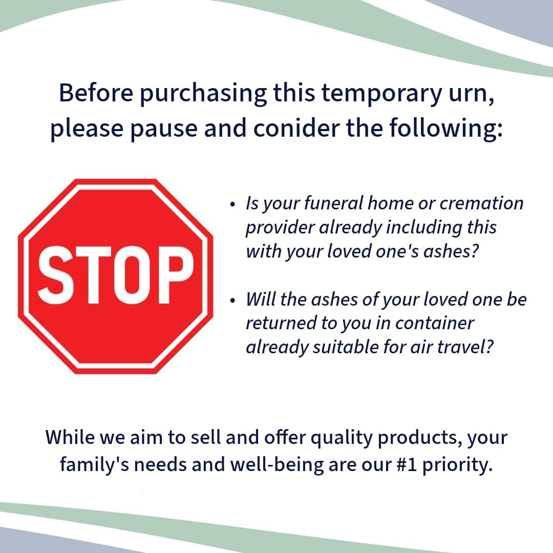 CarrySafe Urn - TSA Approved Travel Cremation Kit