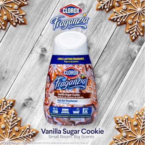 Clorox Fraganzia Gel Air Freshener Cone Vanilla Sugar Cookie 6 Ounce
