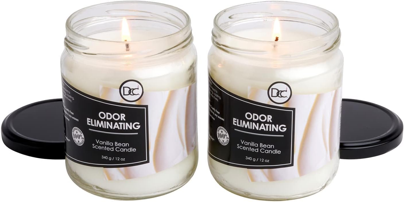 Vanilla Two Pack Odor Eliminating Candles