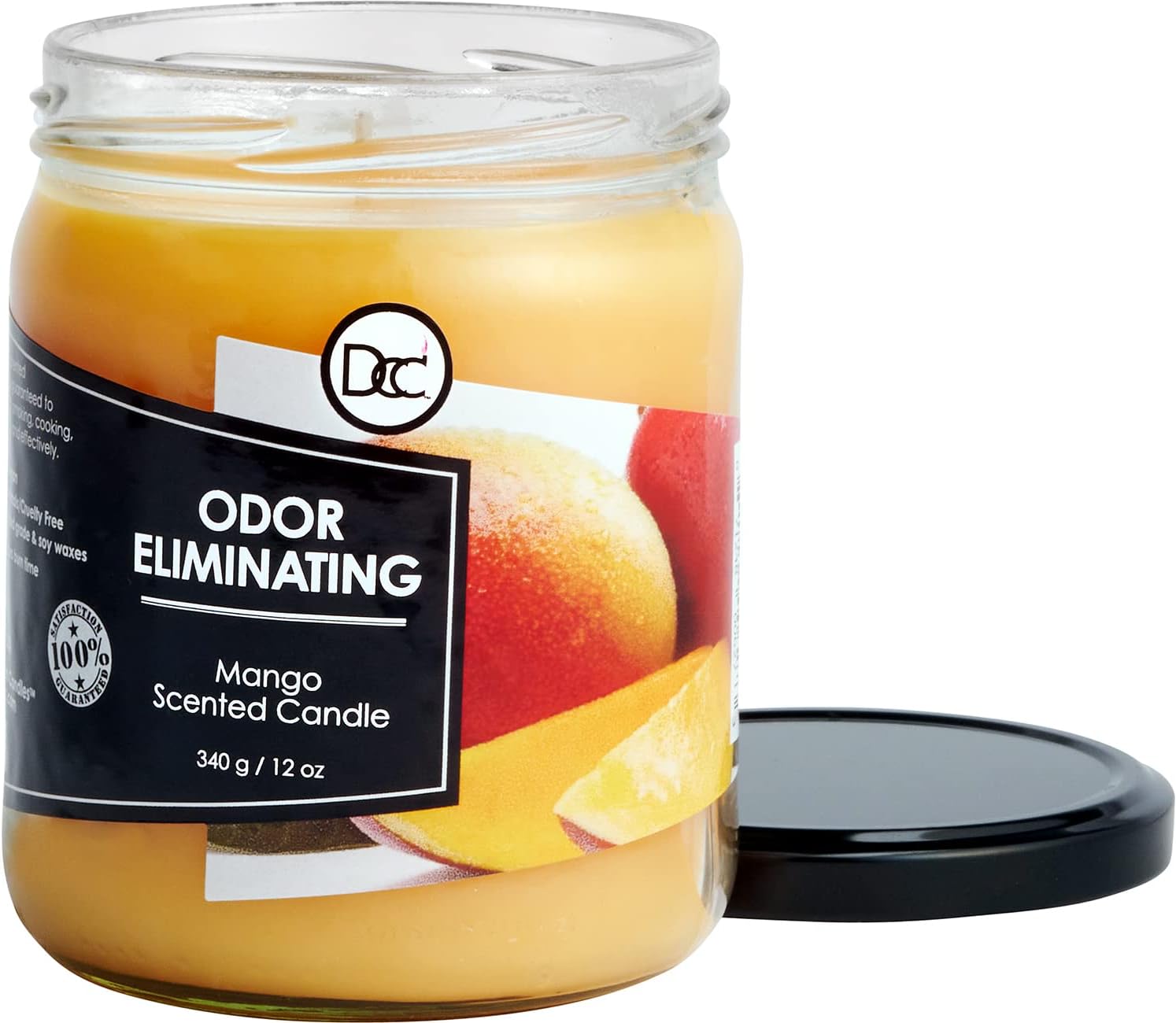 Mango Scented Odor Eliminating Candle - 80 Hour Burn