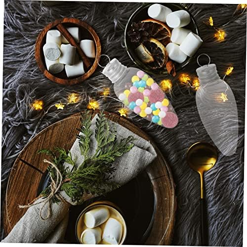 12pcs Bulb Shape Candy Containers for Parties and Weddings