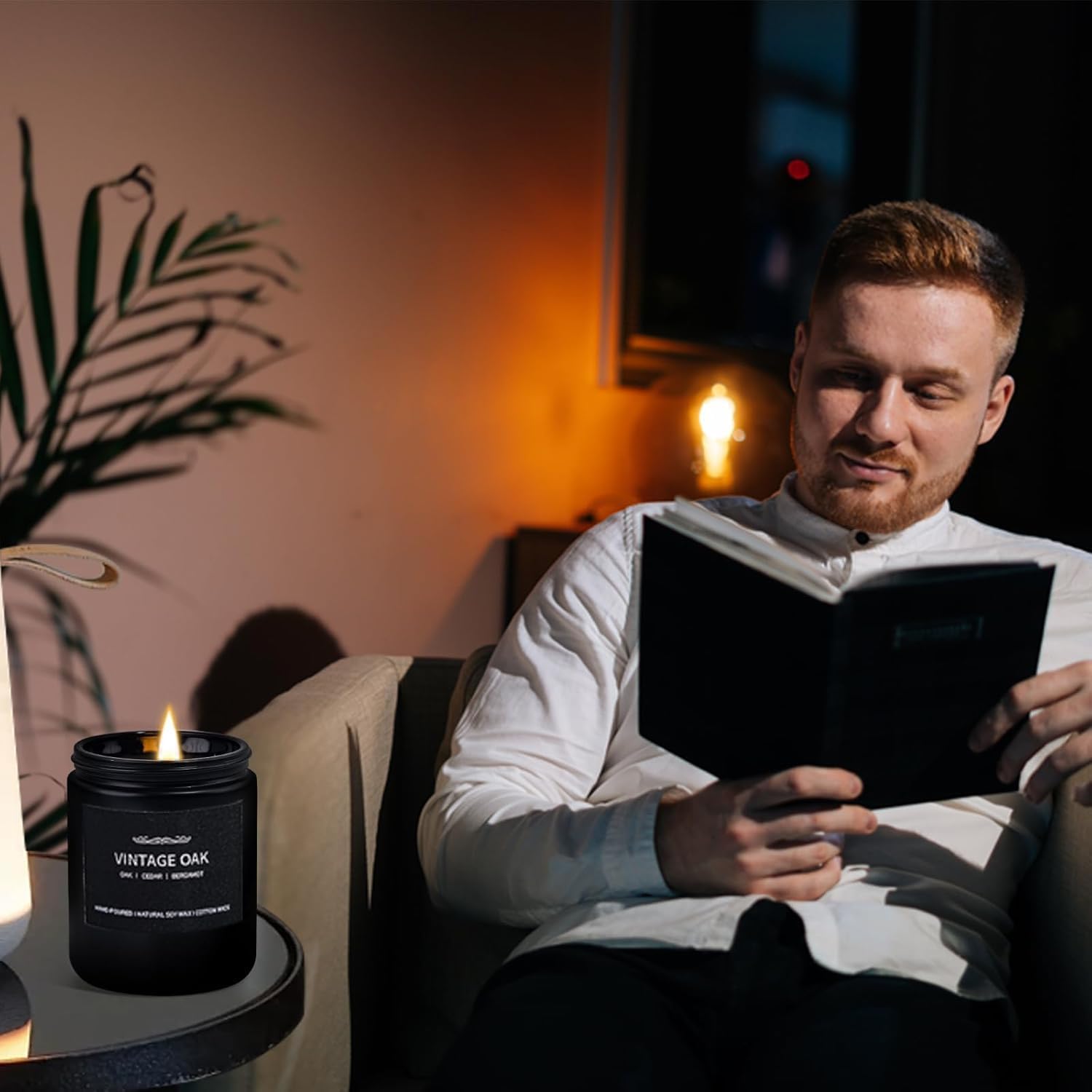 4 Pack Men Scented Candles for Home Gifts