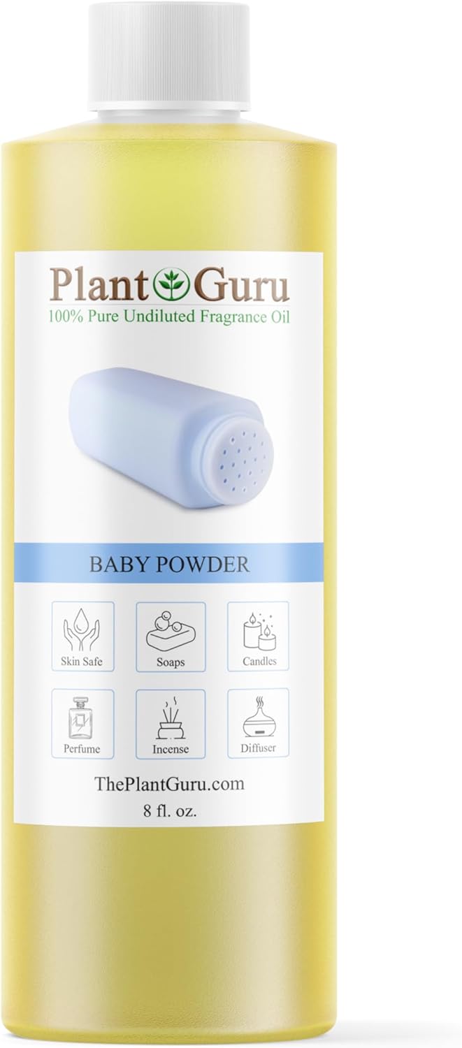Baby Powder Fragrance Oil 8 Fl Oz for Aromatherapy and DIY Projects