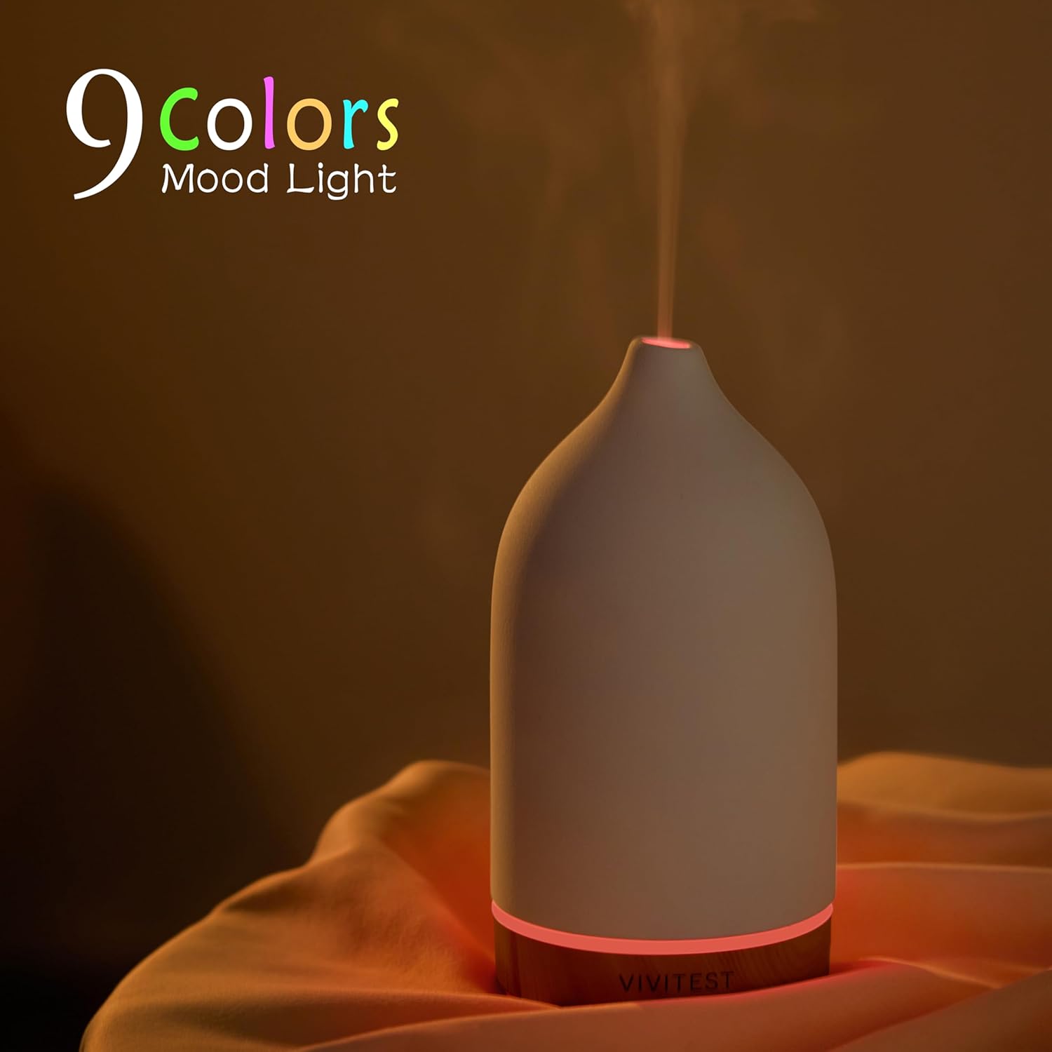 VIVITEST Ceramic Diffuser with Aromatherapy