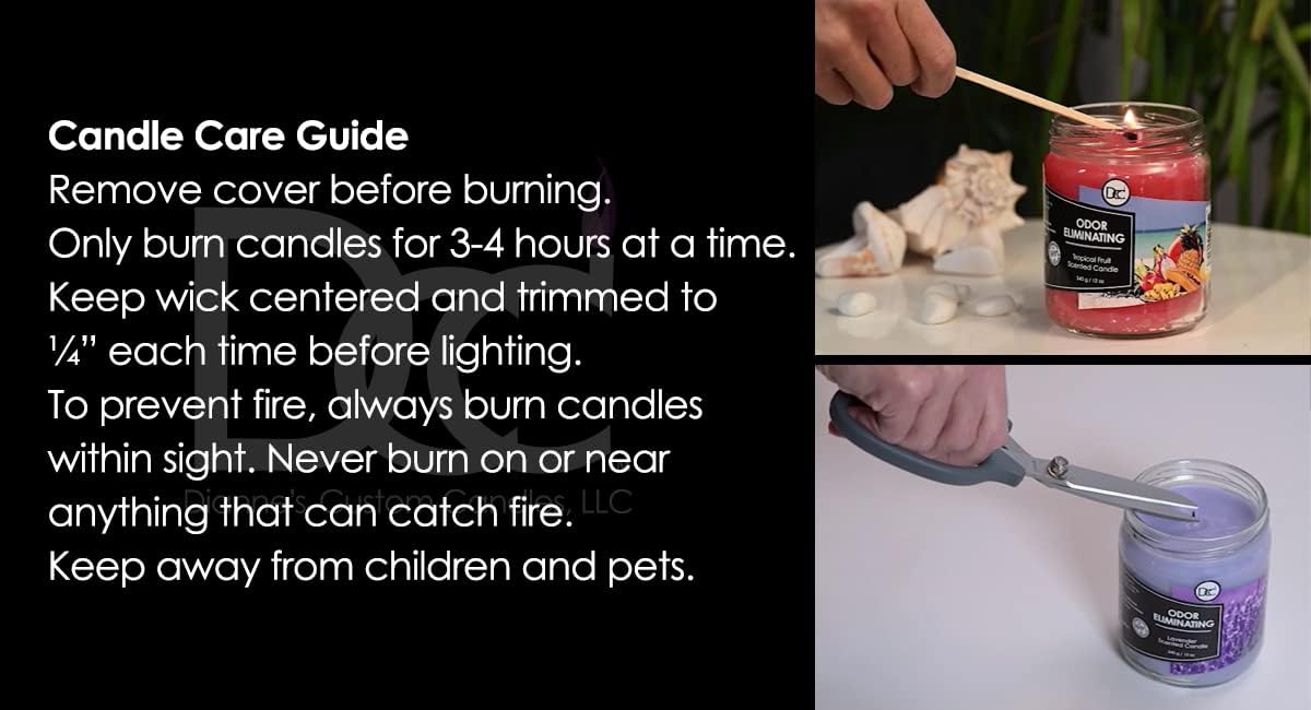 Fresh Linen Odor Eliminating Candle - 80 Hour Burn Time