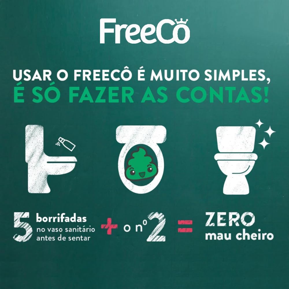 FreePoo Toilet Odorizer with Lemongrass Scent