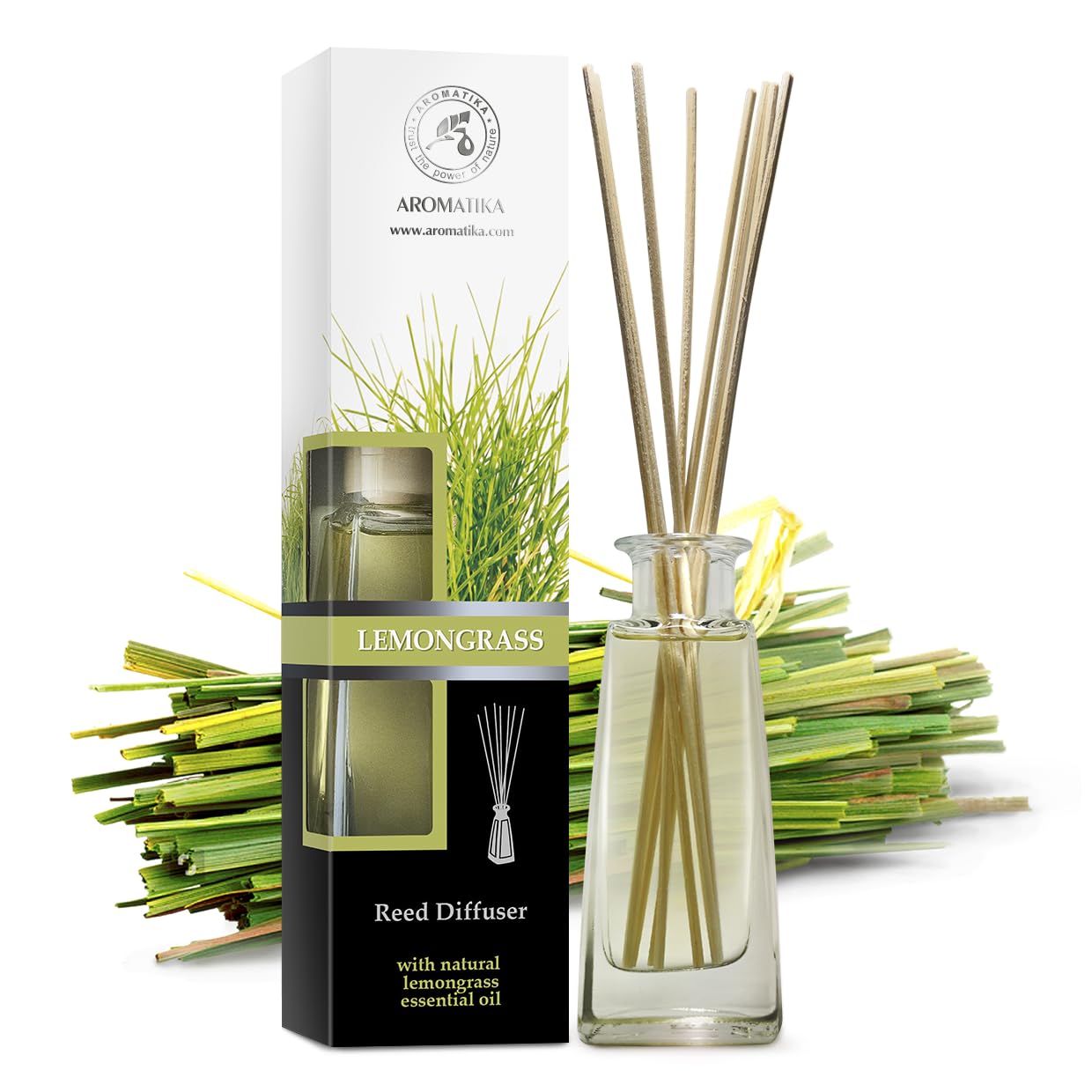 Lemongrass Diffuser with Essential Oil 34 Fl Oz