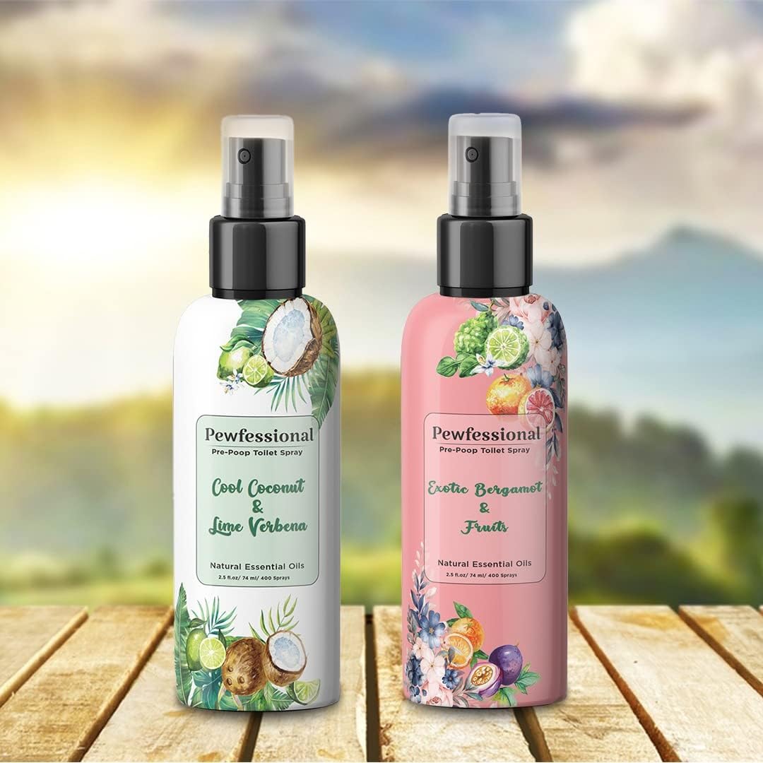 Pewfessional Pre Poop Toilet Spray 25 Ounce 5 Pack