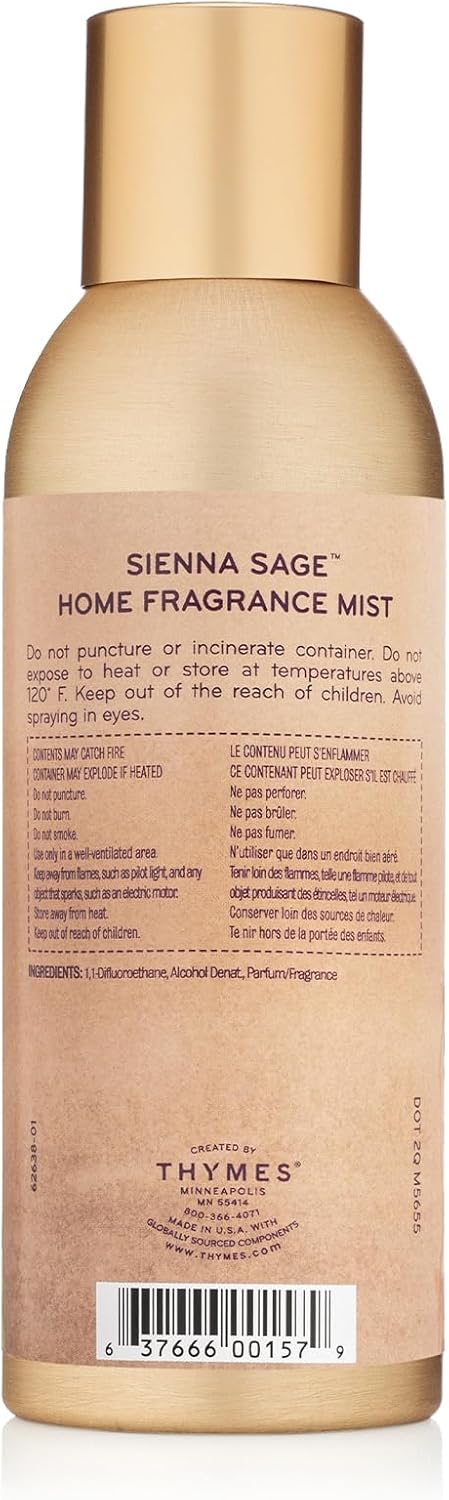 Thymes Sienna Sage Home Fragrance Mist 30 oz