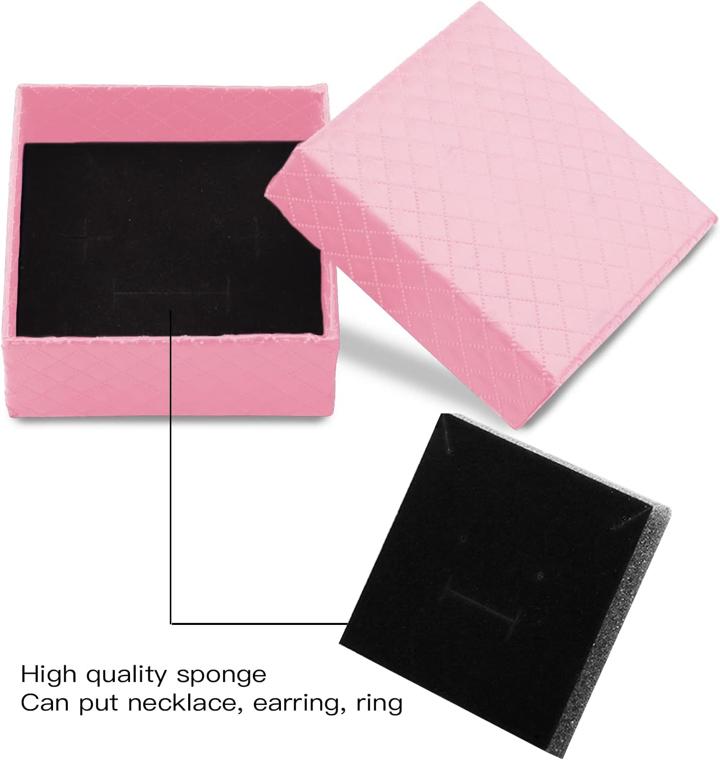 Coobbar Jewelry Box Set 15 Pieces Pink
