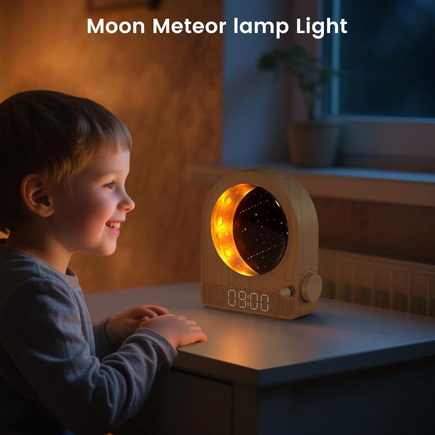 Epochleno Sunrise Alarm Clock with White Noise and Moonlight