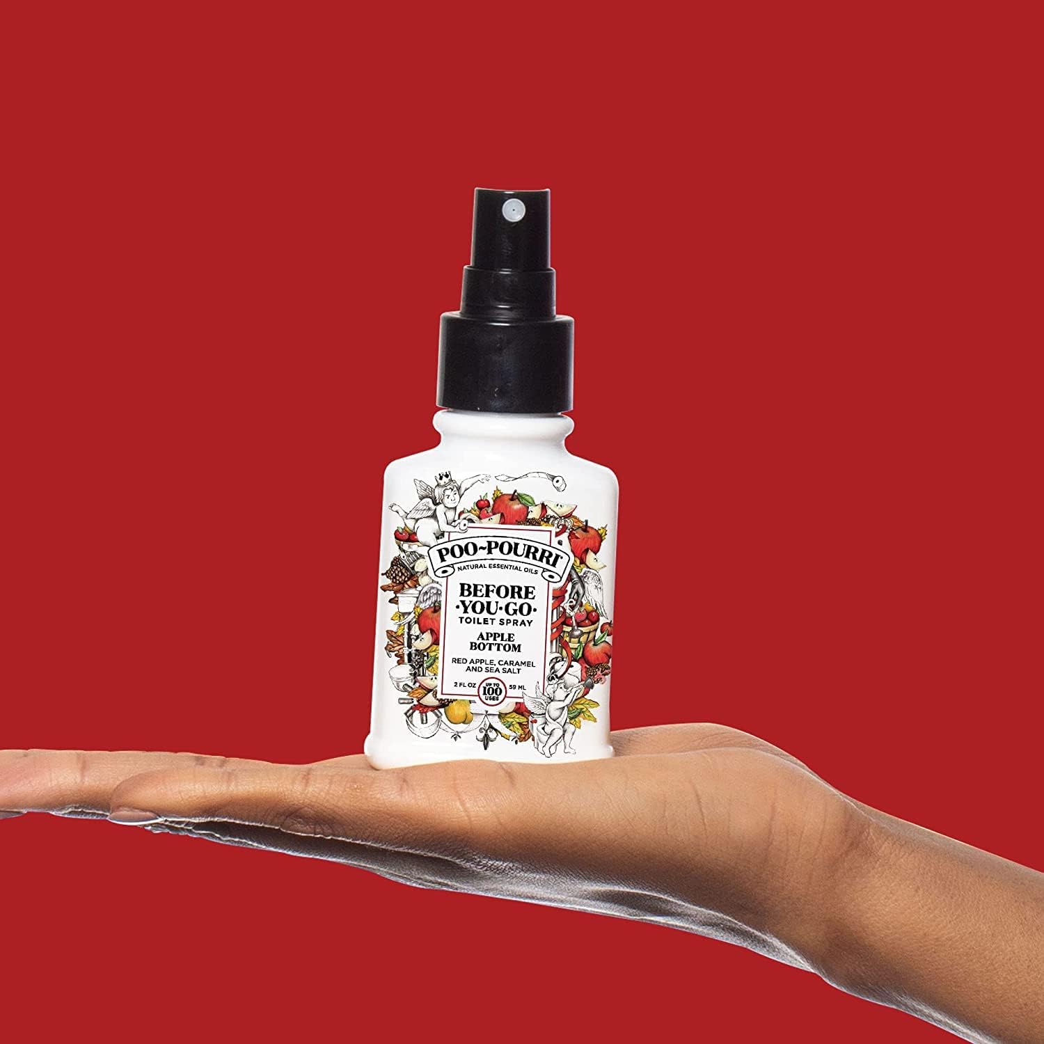 Poo-Pourri Before-You-Go Toilet Spray 2 Fl Oz Red Apple