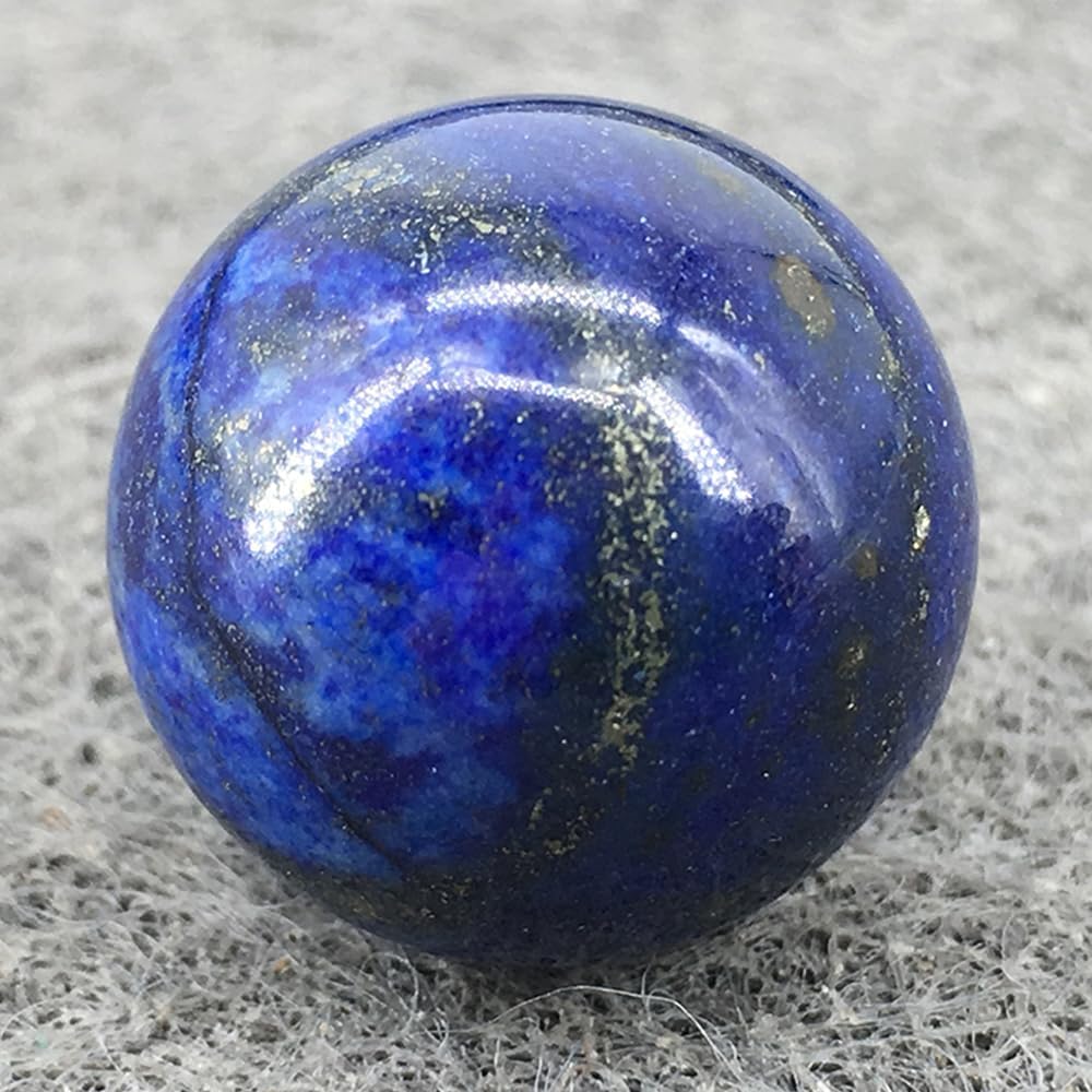 Lapis Lazuli Crystal Healing Ball with Wood Stand
