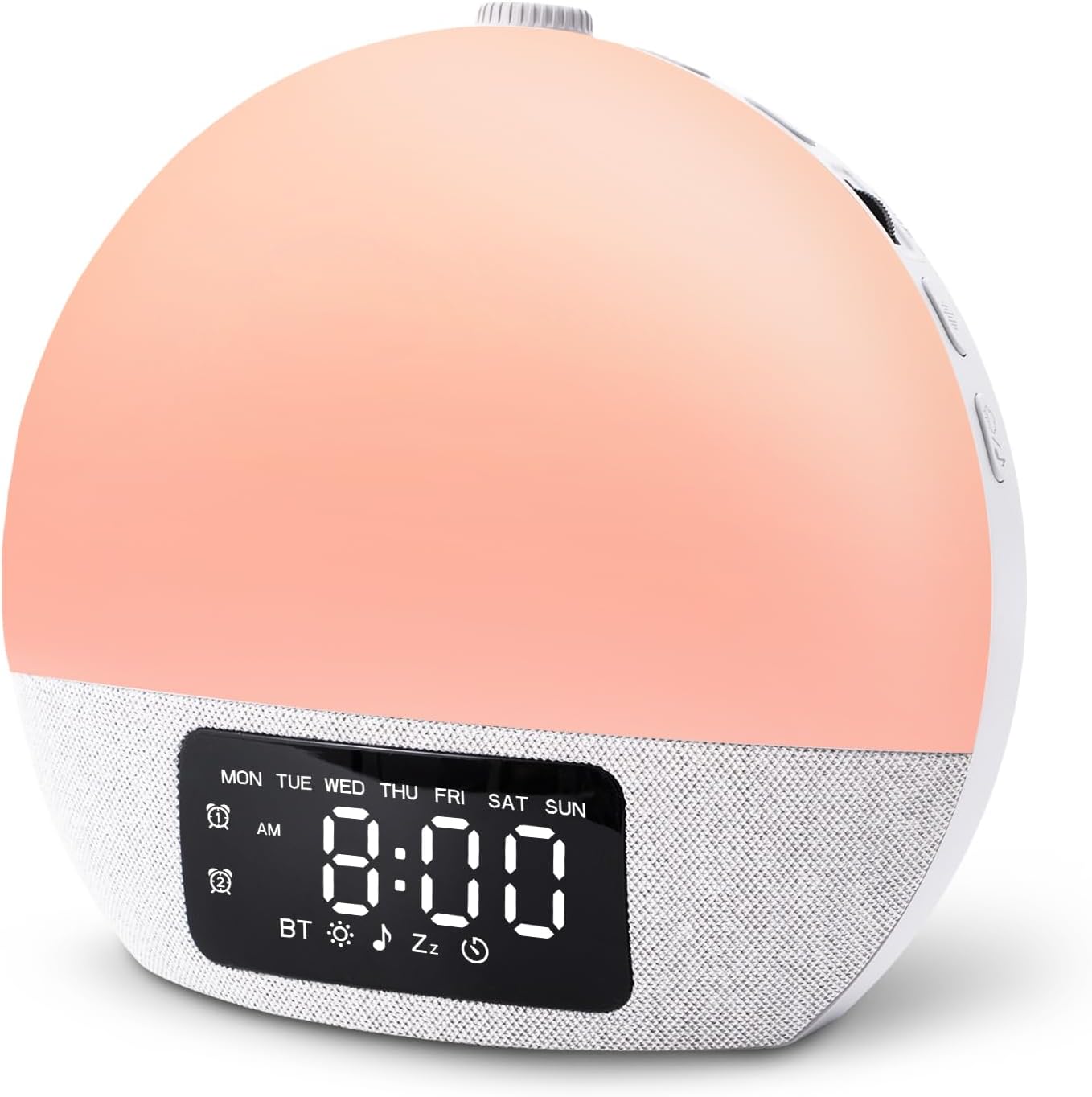 Sunrise Alarm Clock with White Noise and Night Lights