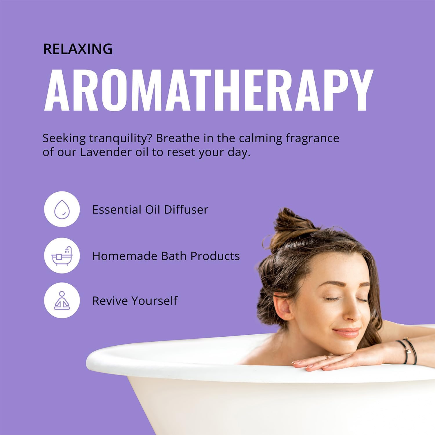 Lavender Essential Oil 16 oz for Diffusers and Home Use