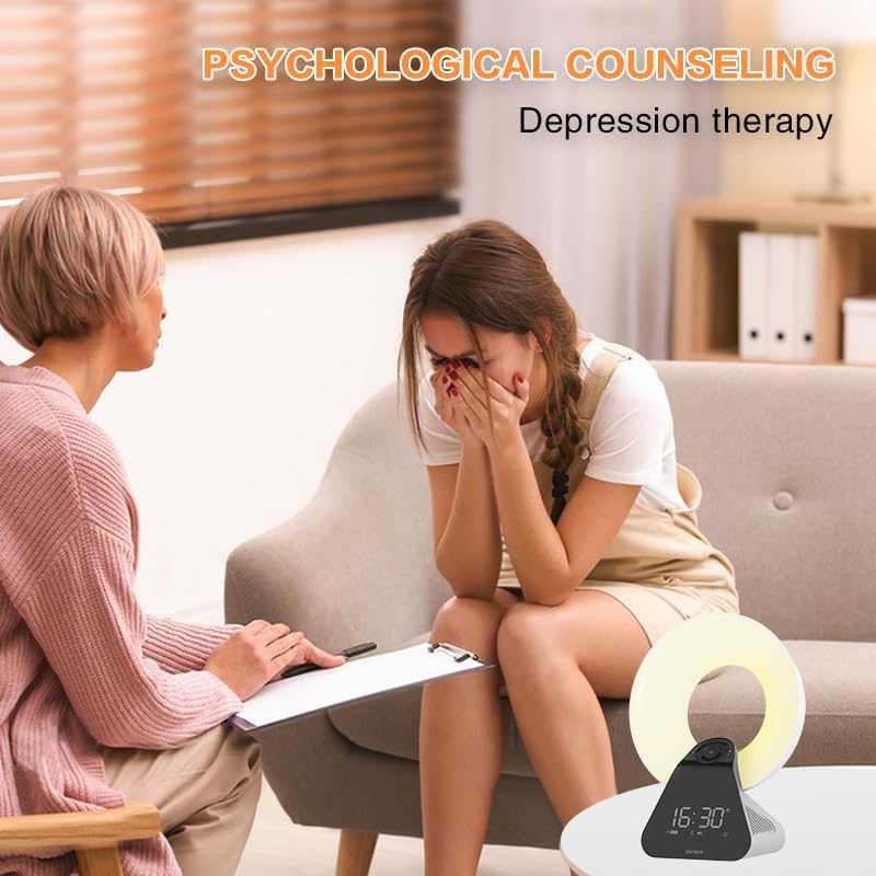 Voraiya Light Therapy Lamp with Speaker and Timer