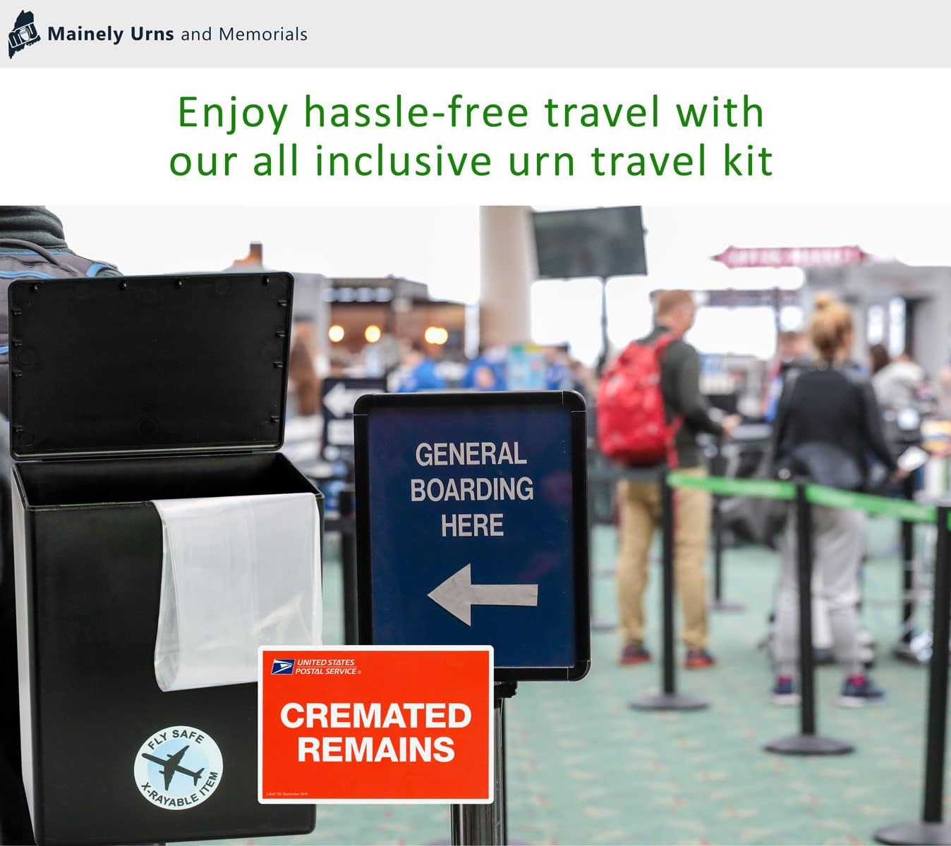 CarrySafe Urn - TSA Approved Travel Cremation Kit