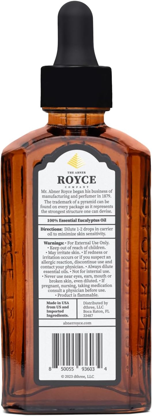 Abner Royce 100 Pure Eucalyptus Essential Oil 60ml