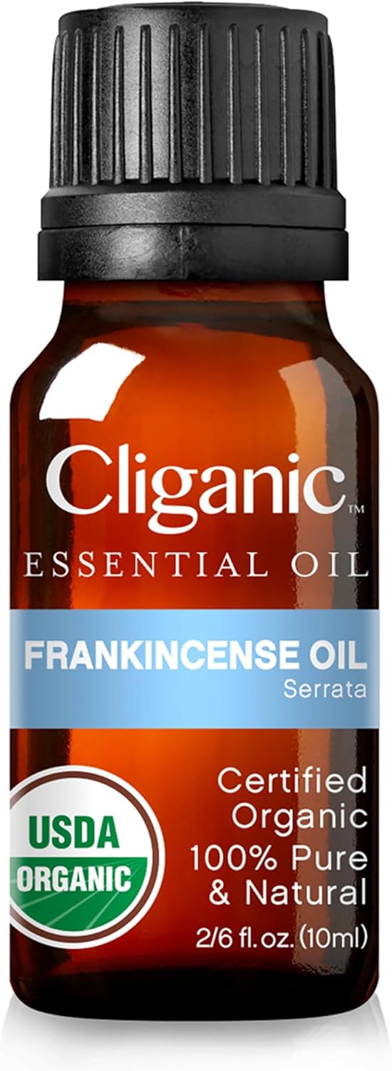 Cliganic Organic Frankincense Essential Oil - 100 Pure Natural Undiluted