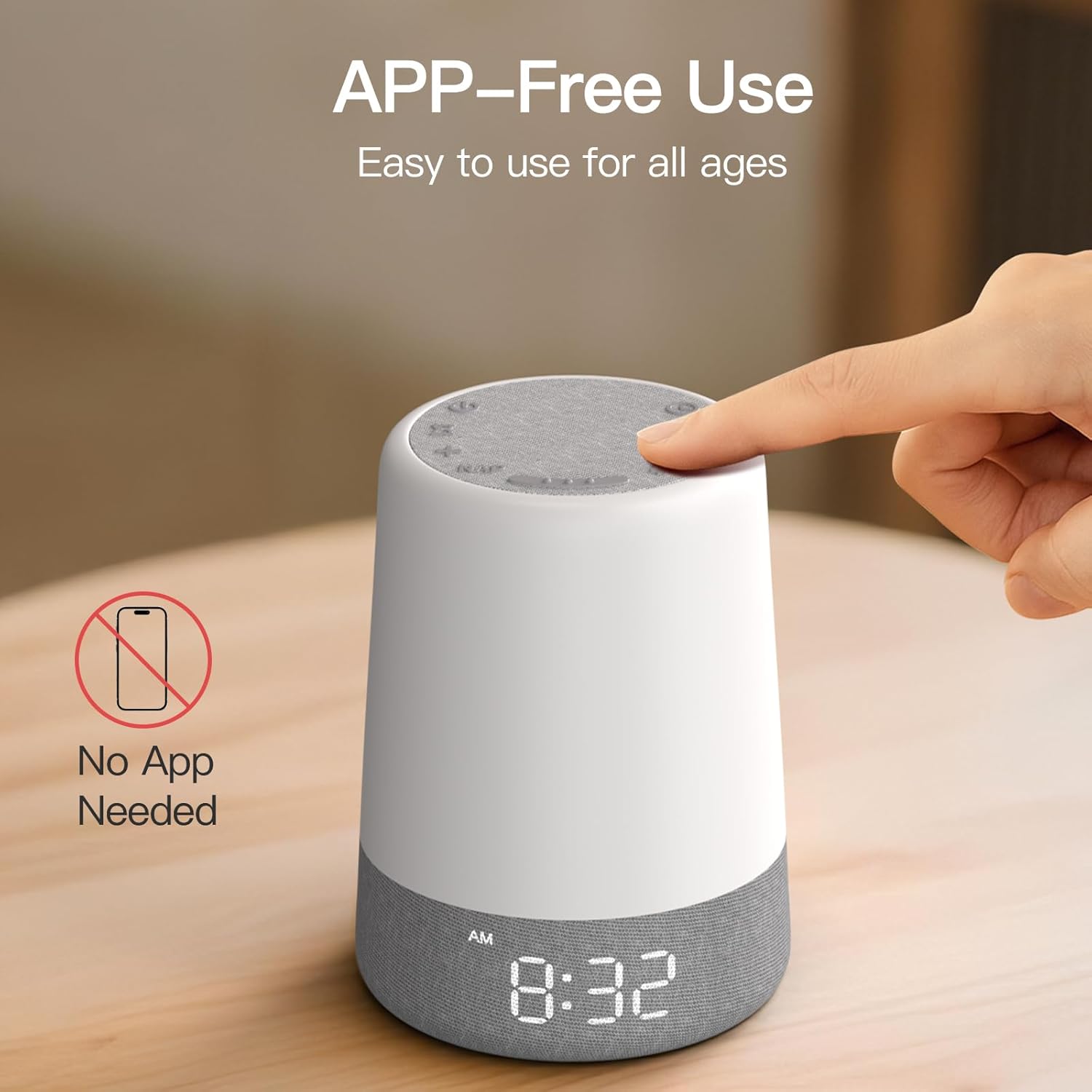 REACHER Sleep Trainer Alarm Clock for Kids