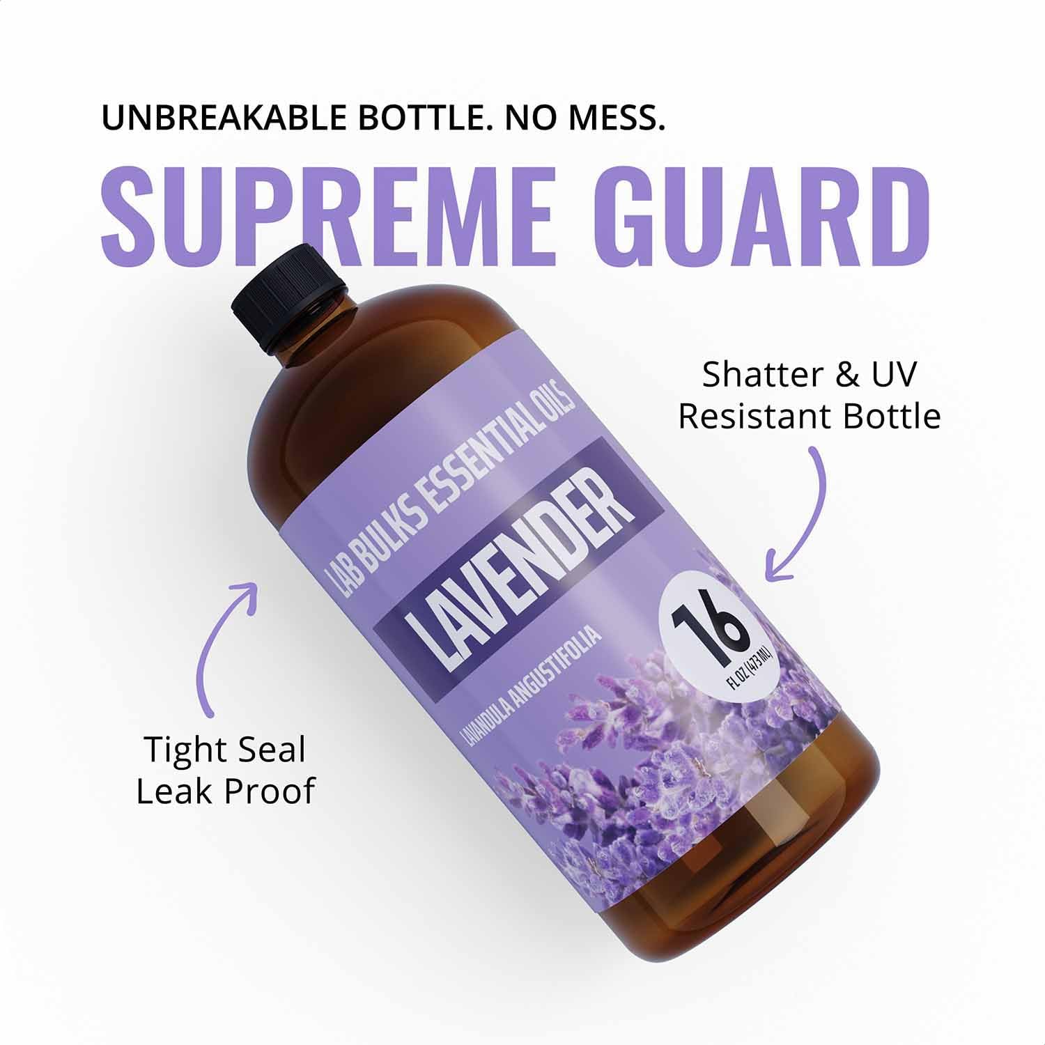 2-Pack Lavender Essential Oil 16 oz Bulk