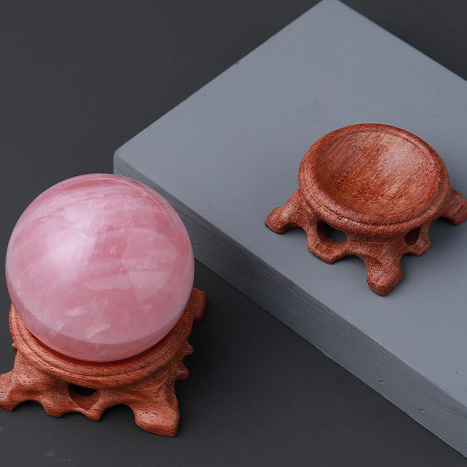 Rose Quartz Crystal Sphere 80mm Healing Stone