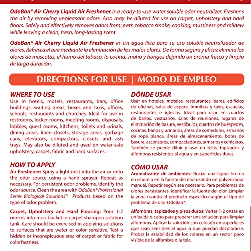 OdoBan Professional Series Air Freshener 1 Gallon Cherry Scent