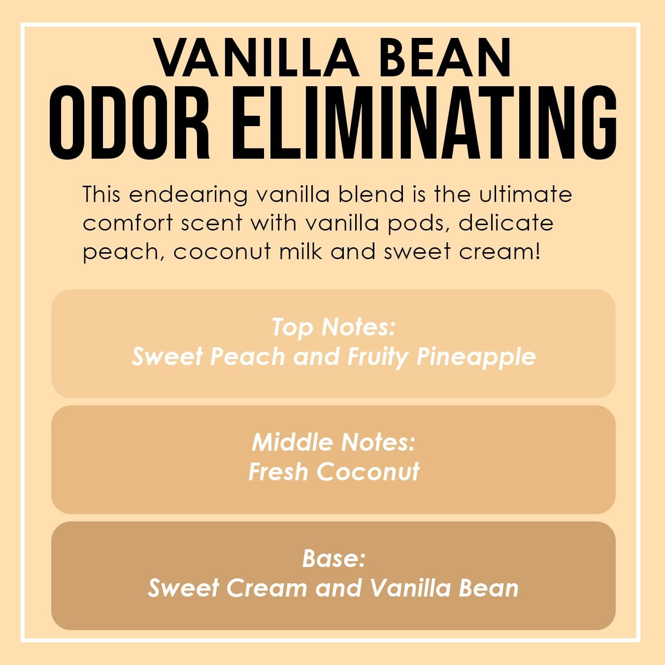 Vanilla Two Pack Odor Eliminating Candles